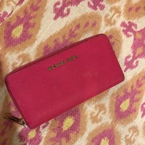 Michael Kors Pink Wallet